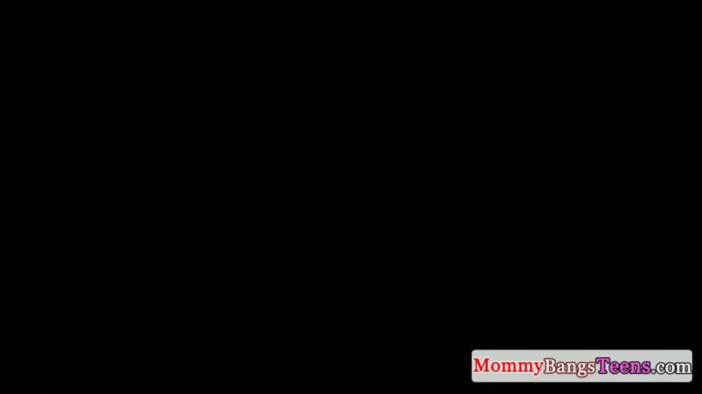 Busty milf cockrides after teen gets pounded