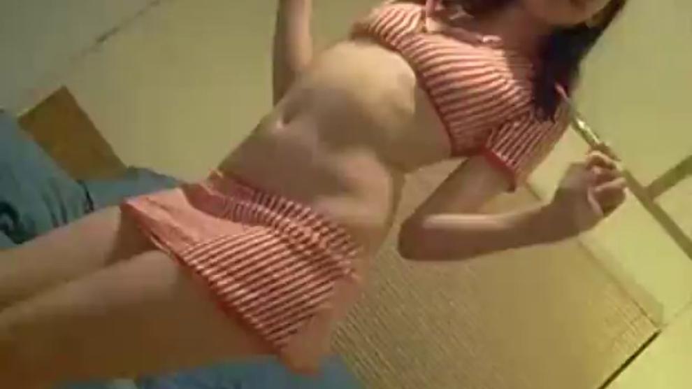 Tight Chick Mini-Skirt Strip Show