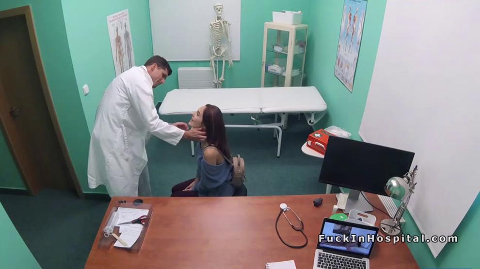 Slim patient bangs doctors prick