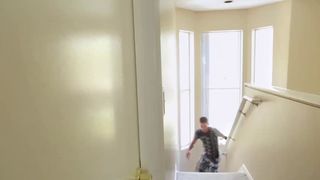 Horny teen masturbates - video 3
