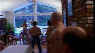 Skinny blonde teen Kamy gets gangbanged for her birthday
