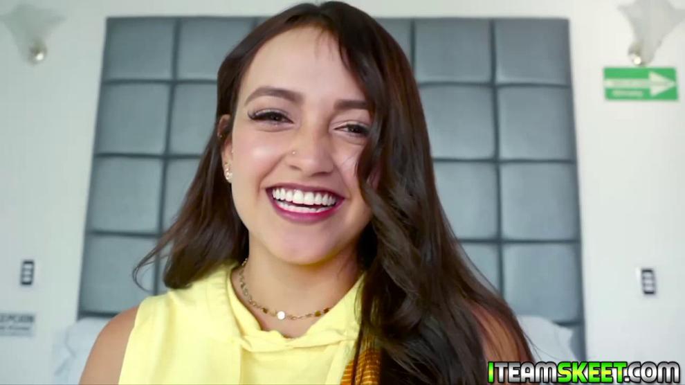 Cameron Bell gets her pussy pulverized as she bounce on top of the studs meat