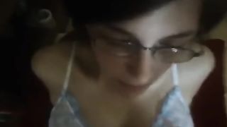 German Girlfriend gets a big Facial