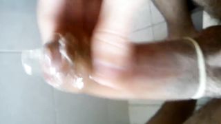 Ejaculating with a condom