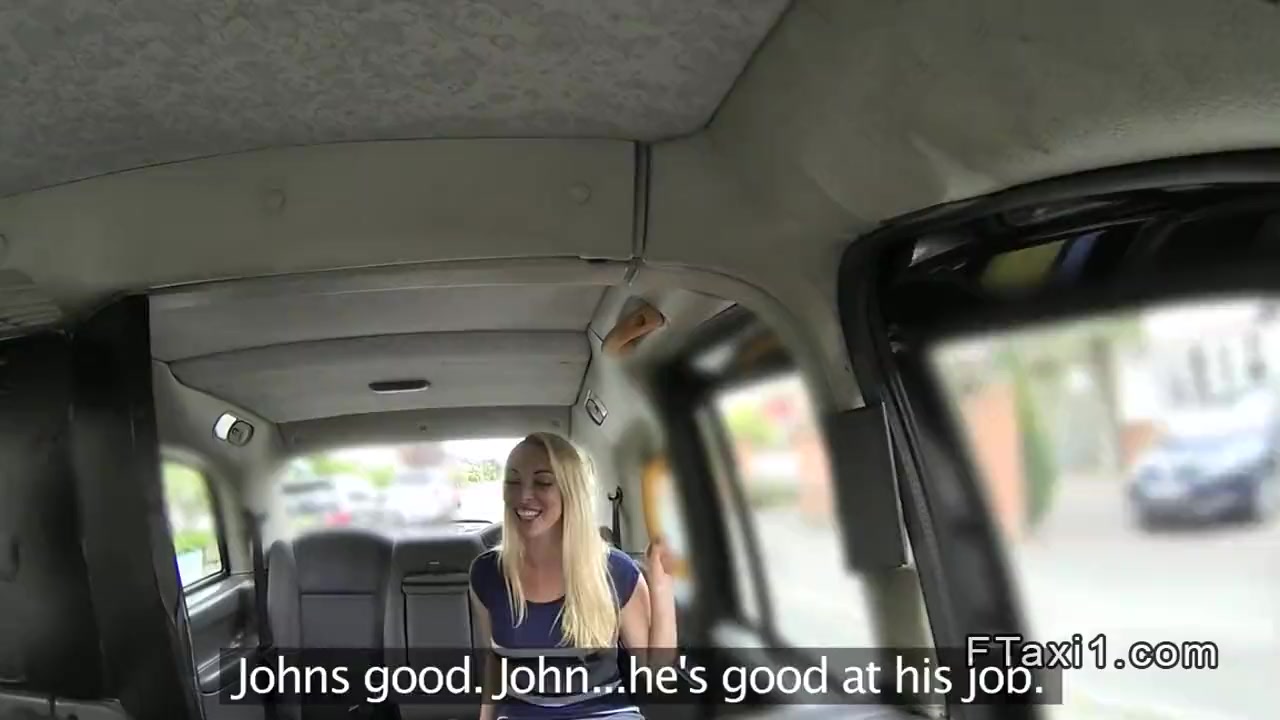 New cab driver anal fucks British blonde