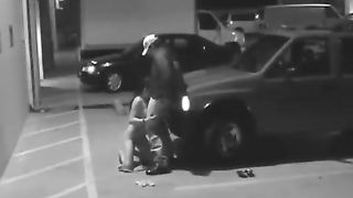 Caught on Camera - Security Gets Bj