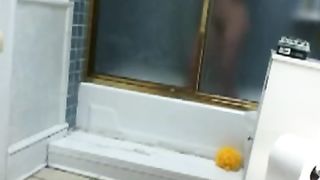 My Cute showering niece on my spy cam