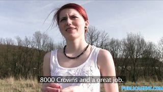 PublicAgent Cash tempts her to fuck stranger