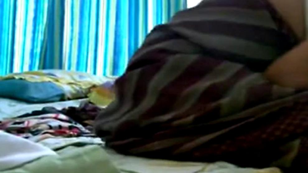 Hot Indian Teacher fucking her lover after work completion
