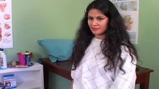 Pretty mature latina gets her pussy shaved