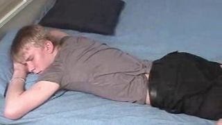 Old lady and young guy having sex
