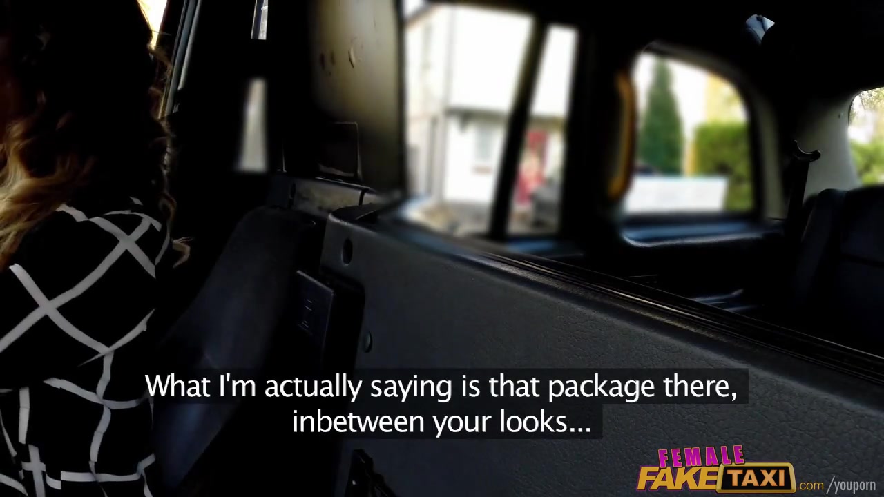 FemaleFakeTaxi Fat cock stretches pussy in UK taxi