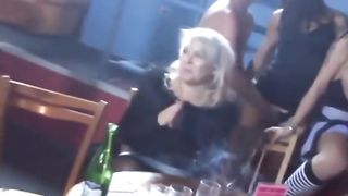 Pretty girls in sex show