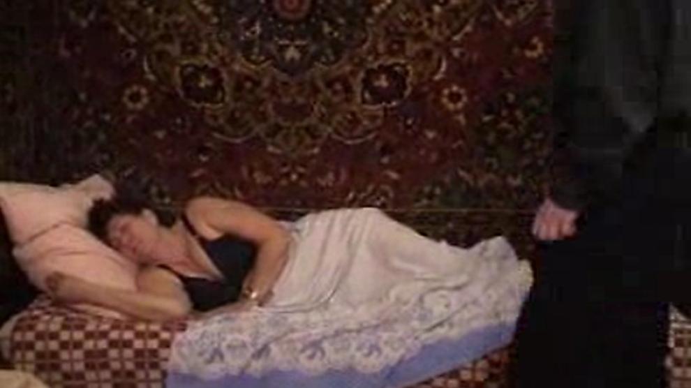 Russian grandmother and boy 1