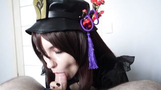 petite Hu Tao gets fucked in all holes footjob | Genshin Impact - Sunako Kirishiki
