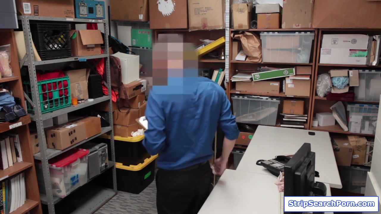 Petite asian teen shoplifter blowjobs then fucked by officer