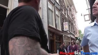 Busty hooker gets railed for money