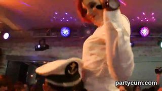 Wacky kittens get completely insane and nude at hardcore party