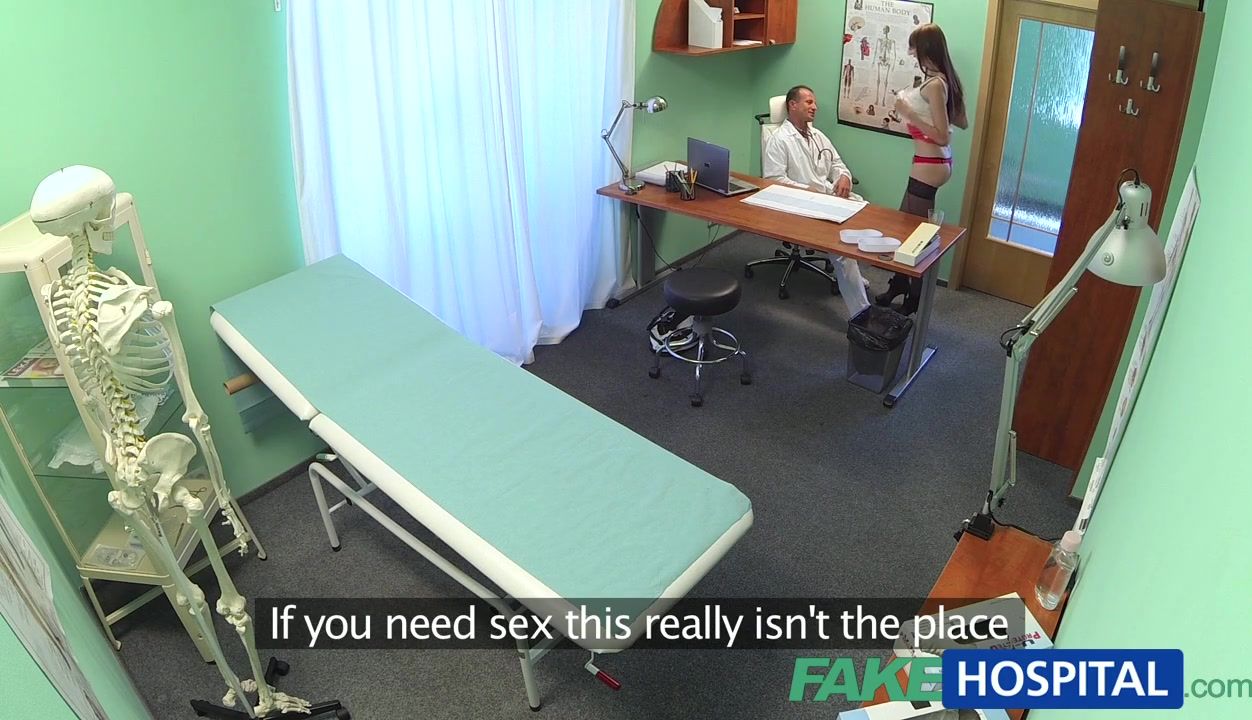 FAKE HOSPITAL - Doctor cures sexy patient with a heavy dose of sex