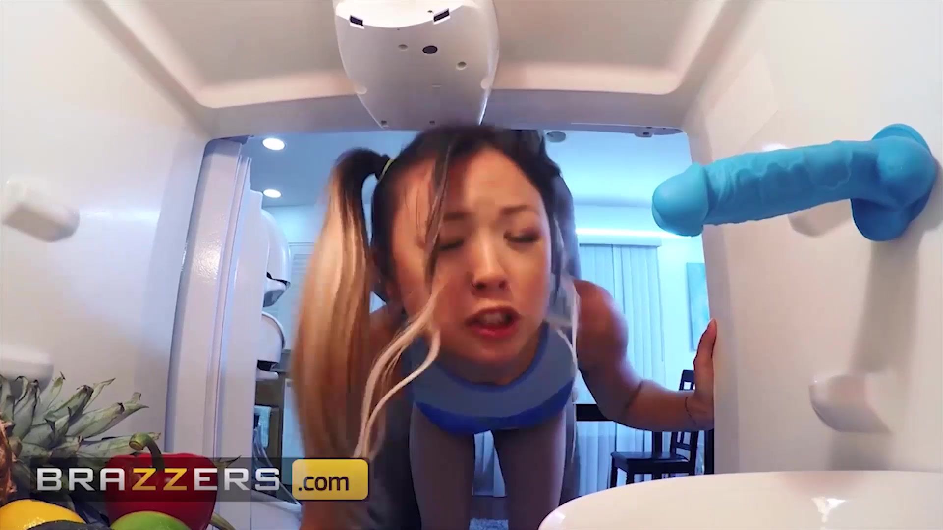 (Lulu Chu) Is A Never - Ending Pillow Humper (Victoria Cakes) Takes Matters Into Her Own Hands Strap On - Brazzers