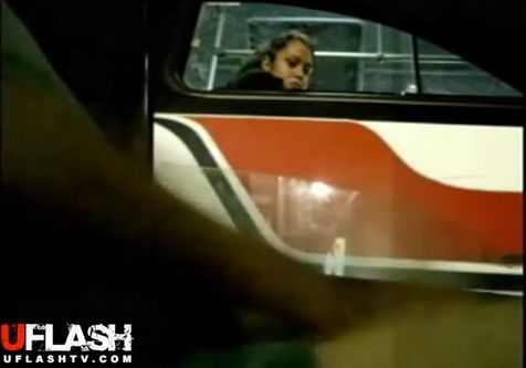 Car flashing to teen