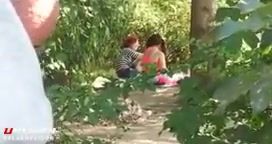 Cum for 2 girls at Park