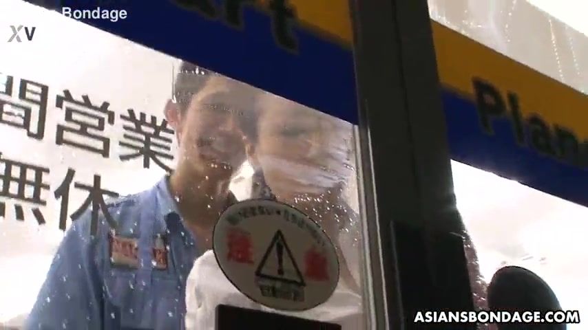 Busty woman, Ayumi Wakana got fucked in a local store