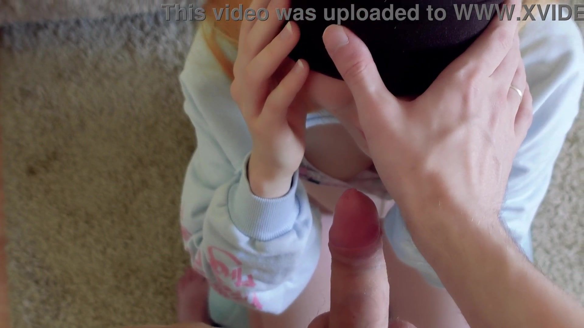 Cheated Silly Step Sister in blindfolded game, but I think she liked it