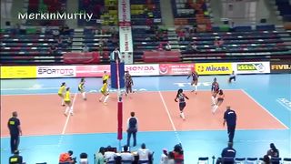 cutie shows off her ass in volleyball.