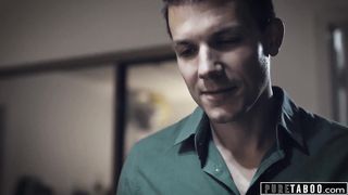 PURE TABOO Stepmom Helped Injured Son Pleasure Himself