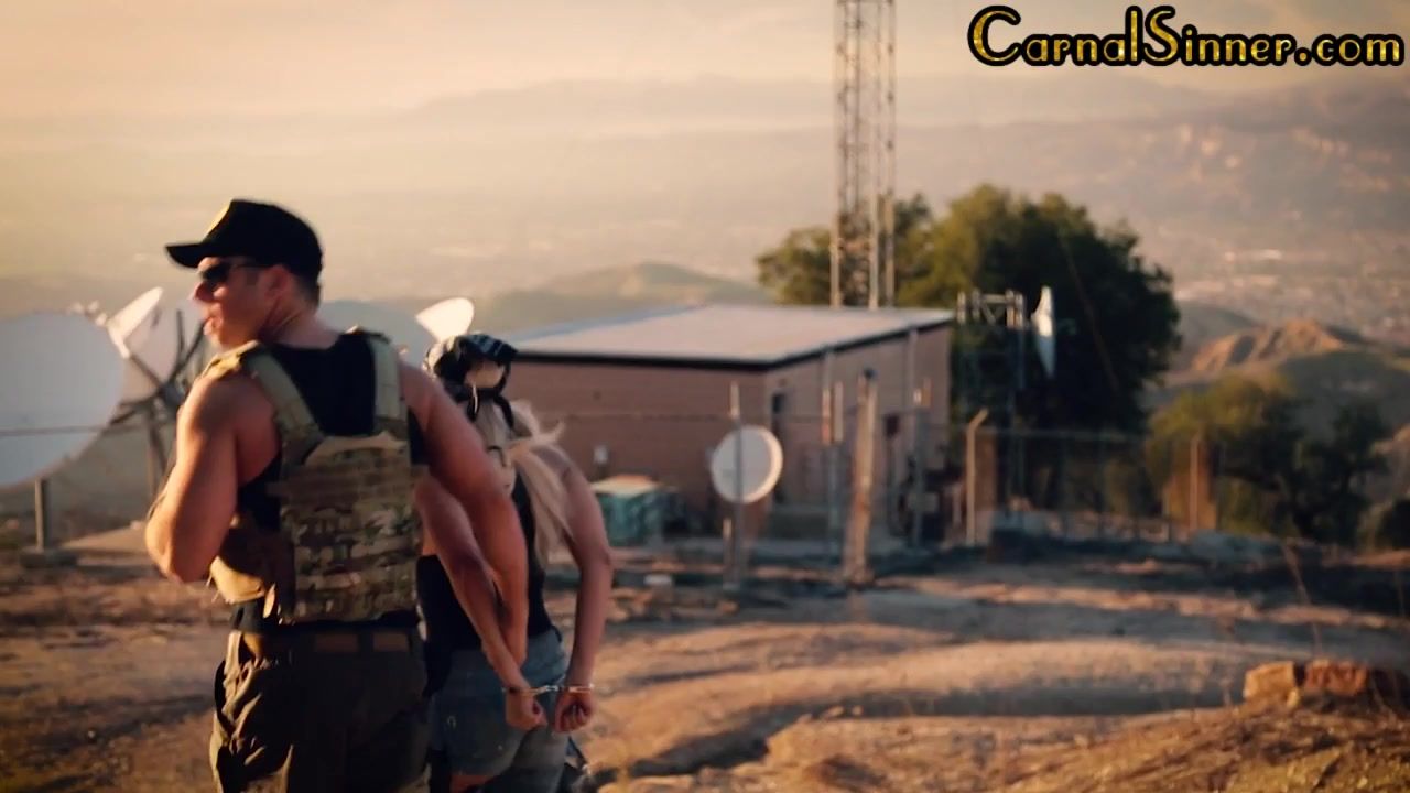 CARNAL SINNER - Busty big boobed MILF gets banged by military man after BJ