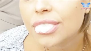 30 amateur cum in mouth compilation - Hot milf swallow cum