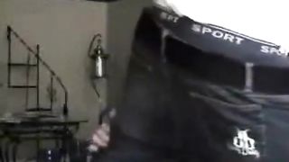 Cum from his BIG cock makes her laugh
