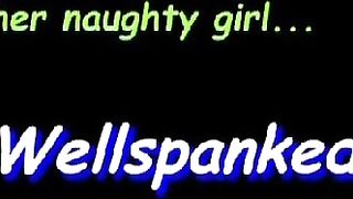 Black spanked first by blond girl then by daddy