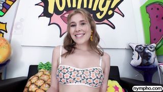 NYMPHO Perky blonde Fiona Sprouts is ready to have her pussy drilled