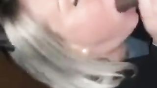 Blonde Milf Giving Head In Public