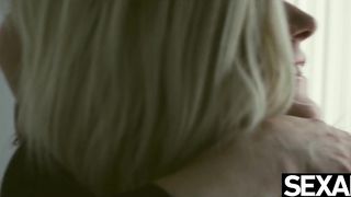 Stunning blonde gets dominated by her gorgeous lesbian lover