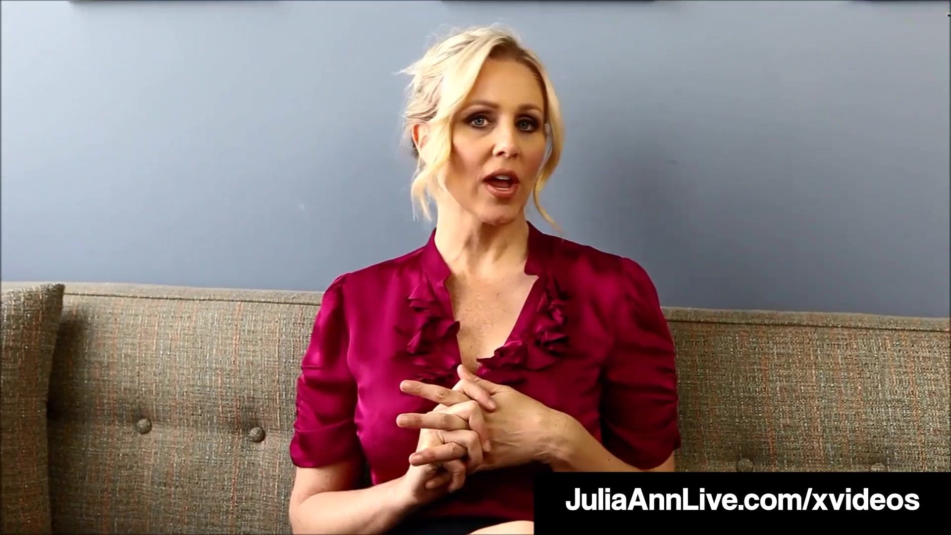 Potty Mouth Milf Teacher Ms. Julia Ann Gives JOI!