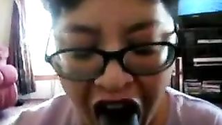 Chinese mummy blow dark-hued rod many times