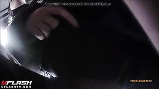 Teen Touches Cock On Bus