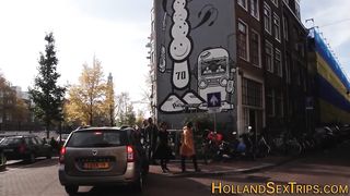 Real dutch prozzie gobbles cock