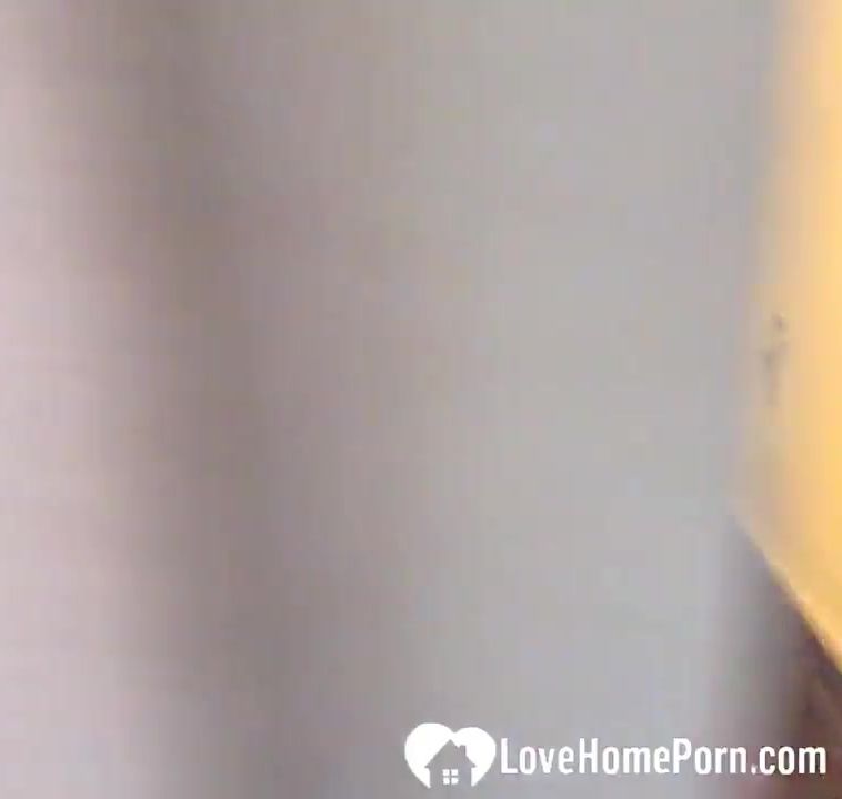Kinky stepsis caught using a sex toy