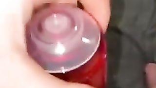 Naught girl making herself squirt