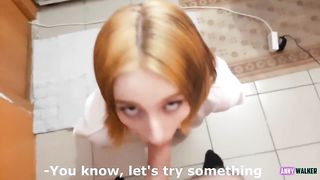 Elle A Surpris Son Frere En Train De Se Branler Dans La Salle De Bain - Elle Brook