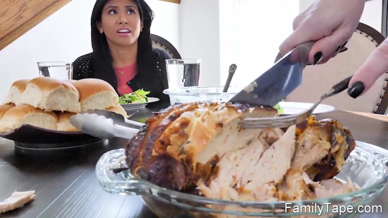 Stepdaughter shocked by her stepdad big cock