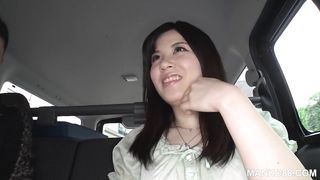 Creamy Asian pussy gets a lift