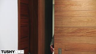 TUSHY Stunning babes anal debut