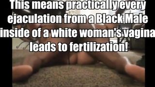 White Women Get Bred By Potent Black Sperm