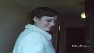 British 19yr Katy wants cock up her ass