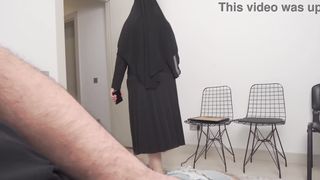 Dick flash. Hijab married woman caught me jerking off in the hospital waiting room
